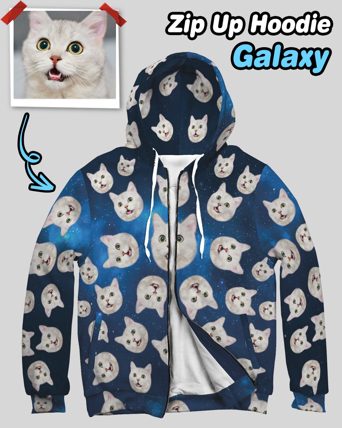 Pastel discount galaxy hoodie