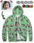 Custom Photo Zip Up Hoodie With Plain Color Backgrounds | ASDF Print