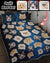Personalized Many Face Quilt Bed Set - ASDF Print